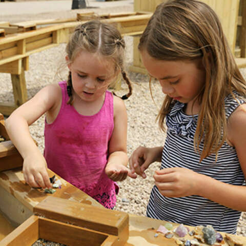 Gem Panning Exploring Treasure Together