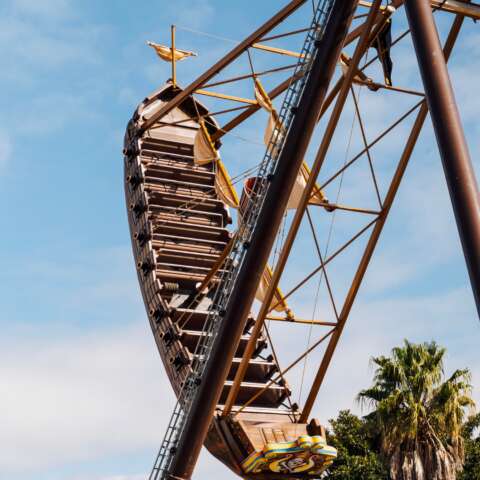 Rainbow's End Pirate Ship Pacifica Angle Swing