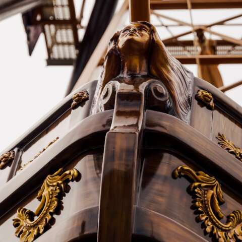 Rainbow's End Pirate Ship Pacifica Bow Image