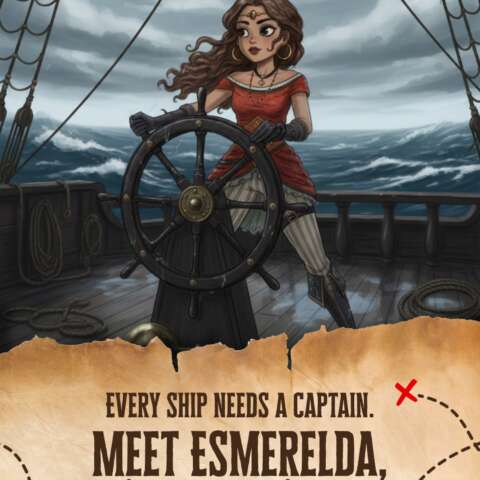 Pirate Ship art swing