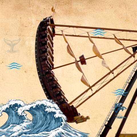 Pirate Ship art swing