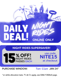 Daily Deal Night Rides Jan 24 15 Off