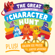 Tile Character Hunt Logo Plus Golden Eggs